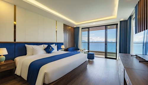 Habitación presidencial, vistas al mar