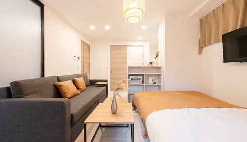 Apartamento básico, balcón, vistas a la ciudad