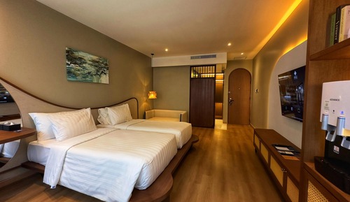 Habitación ejecutiva con 2 camas individuales, 1 cama individual