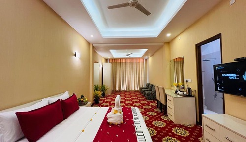 Habitación Deluxe doble, balcón, vistas al jardín