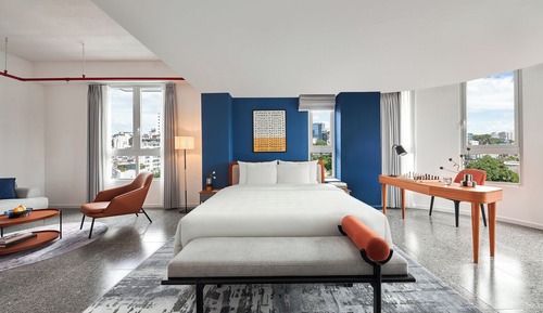 Suite junior, vistas al parque