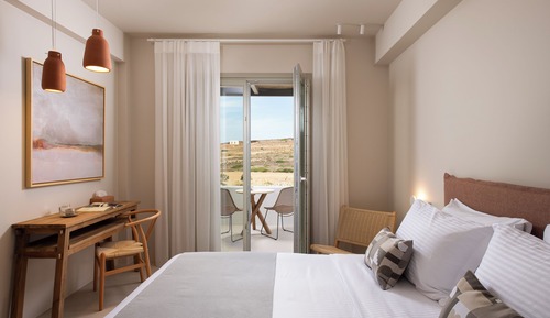 Habitación con 1 cama doble o 2 individuales, vistas al mar