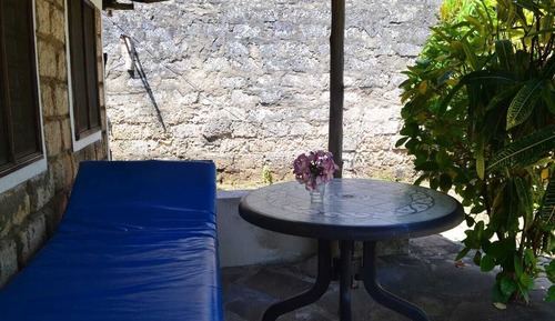 Habitación doble, patio, vistas al mar