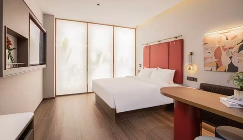Habitación individual, vistas a la ciudad