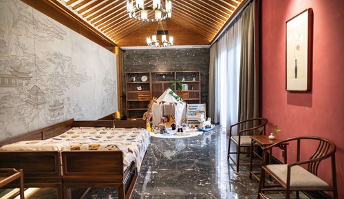 Villa familiar, vistas al jardín