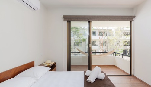 Apartamento de lujo, 2 habitaciones, vistas a la piscina
