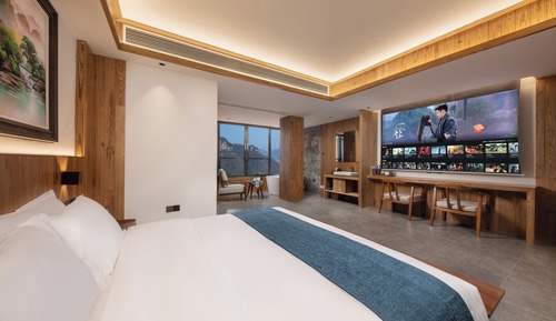 Habitación clásica doble, 1 cama de matrimonio, baño privado, vistas a la colina