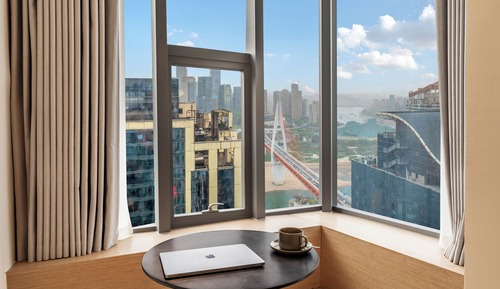 Habitación Confort, 1 cama de matrimonio grande, no fumadores, vistas a la ciudad