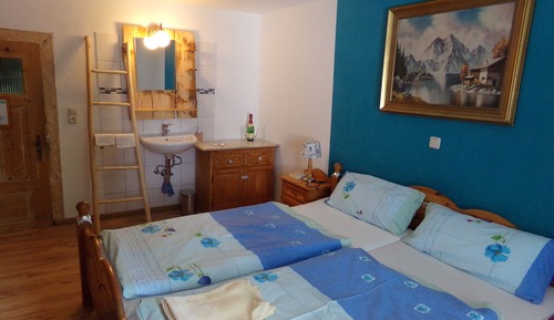 Habitación básica doble, no fumadores, vistas al jardín