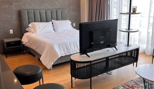 Apartamento, 1 cama de matrimonio con sofá cama, balcón, vistas a la ciudad (La Primera 411)