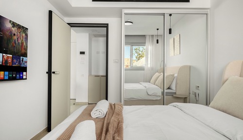 Apartamento, vistas al jardín