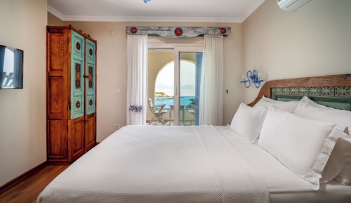 Habitación superior, balcón, vistas al mar