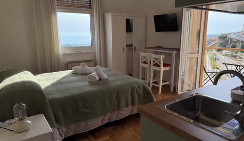 Habitación doble, balcón, vistas al mar
