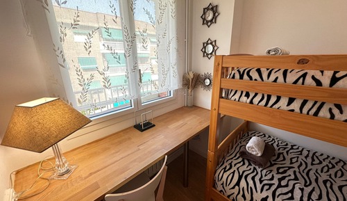 Habitación con 1 cama doble o 2 individuales