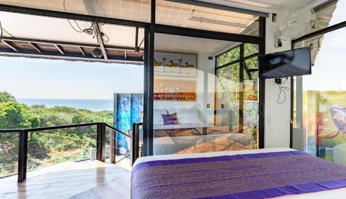 Habitación superior, 1 cama de matrimonio grande, vistas al mar
