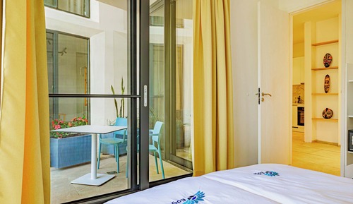 Apartamento, 1 habitación, vistas al jardín