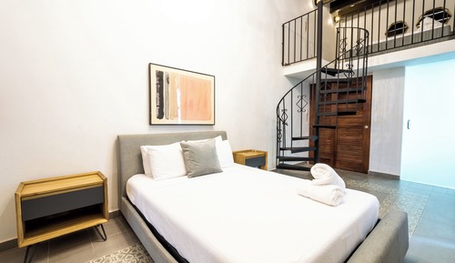 Loft, 2 habitaciones, no fumadores, cocina