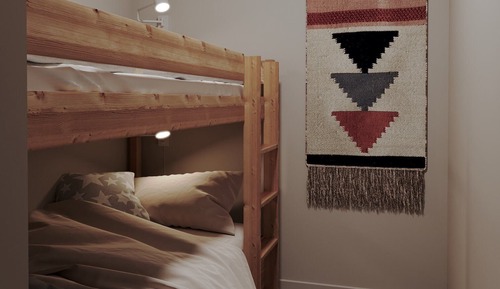 Apartamento familiar, 2 habitaciones, No se admiten mascotas, junto a la pista de esquí