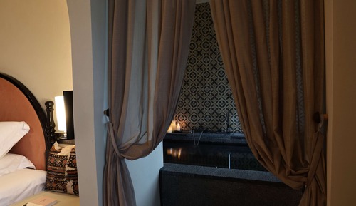 Habitación romántica doble, vistas al jardín