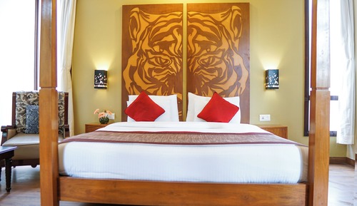 Suite familiar, vistas al jardín