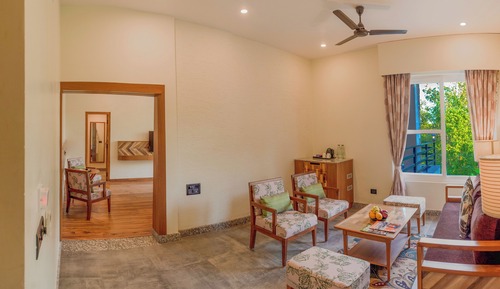 Suite presidencial, vistas al jardín