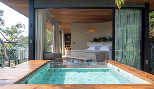 Suite estudio romántica, balcón, vistas a la montaña