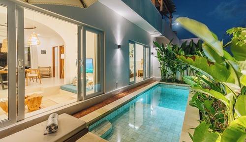 Villa Deluxe, vistas al patio