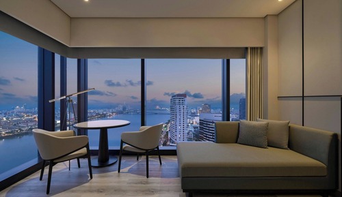 Habitación ejecutiva, 1 cama de matrimonio grande, vistas al río