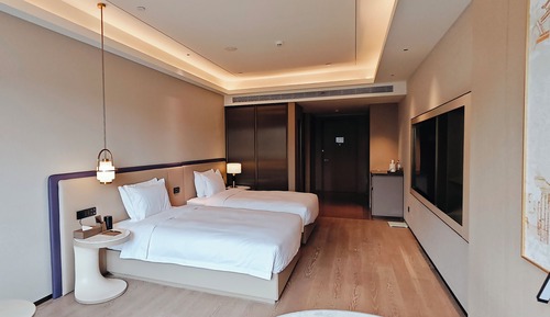 Habitación Deluxe con 1 cama doble o 2 individuales, vistas a la ciudad