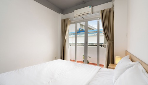 Apartamento Deluxe, 2 camas de matrimonio, balcón, vistas a la ciudad