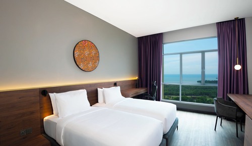 Habitación superior, vistas al mar