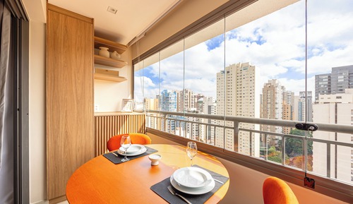 Estudio Deluxe, balcón