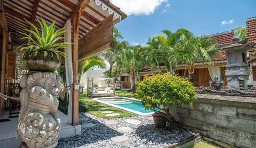 Casa de campo romántica, vistas al jardín