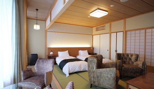 Habitación superior con 2 camas individuales, no fumadores, vistas al mar