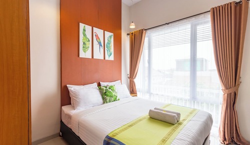 Deluxe Double Room, 1 Queen Bed, City View