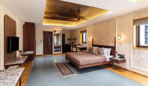 Suite ejecutiva, balcón