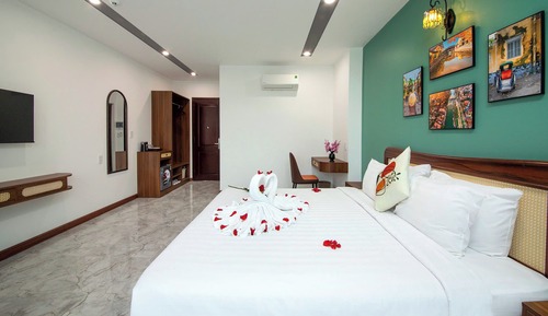 Habitación de lujo doble, balcón, vistas al jardín