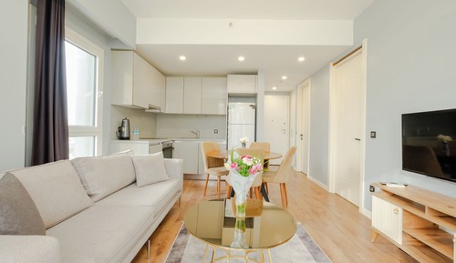 Apartamento de lujo, balcón, vistas a la ciudad