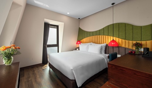 Habitación Deluxe con 1 cama doble o 2 individuales, vistas a la ciudad
