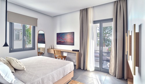 Apartamento junior, vistas al mar