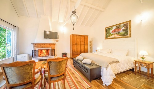 Chalet presidencial, balcón, vistas al jardín