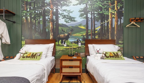 Habitación de lujo, varias camas, ducha adaptada