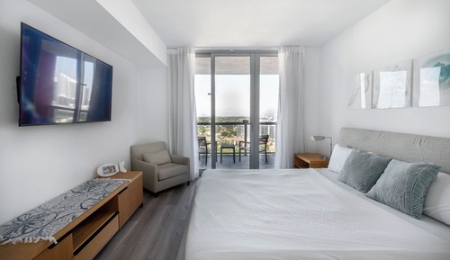 Apartamento Deluxe, balcón