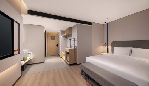 Habitación estándar, 1 cama de matrimonio grande, vistas a la ciudad