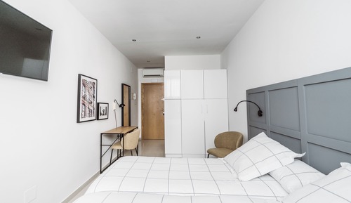 Habitación estándar doble, 2 camas individuales, Aire acondicionado, vistas al patio