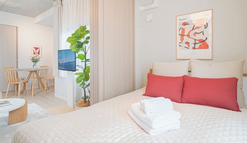 Apartamento, varias camas, cocina, vistas a la ciudad (402)