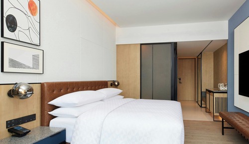 Habitación Premier, 1 cama de matrimonio grande, vistas a la ciudad