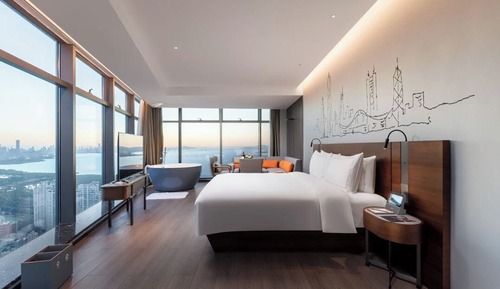 Suite ejecutiva, vistas a la ciudad