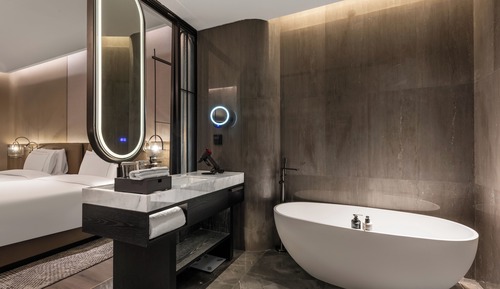 Habitación ejecutiva con 2 camas individuales, vistas a la ciudad