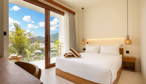 Habitación Confort doble, en una planta alta